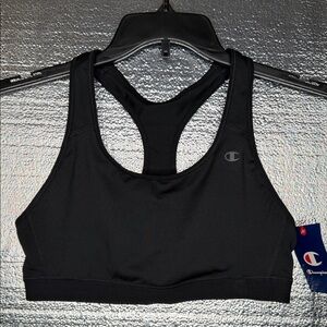 Champion Women's Black Racerback Sports Bra size Large